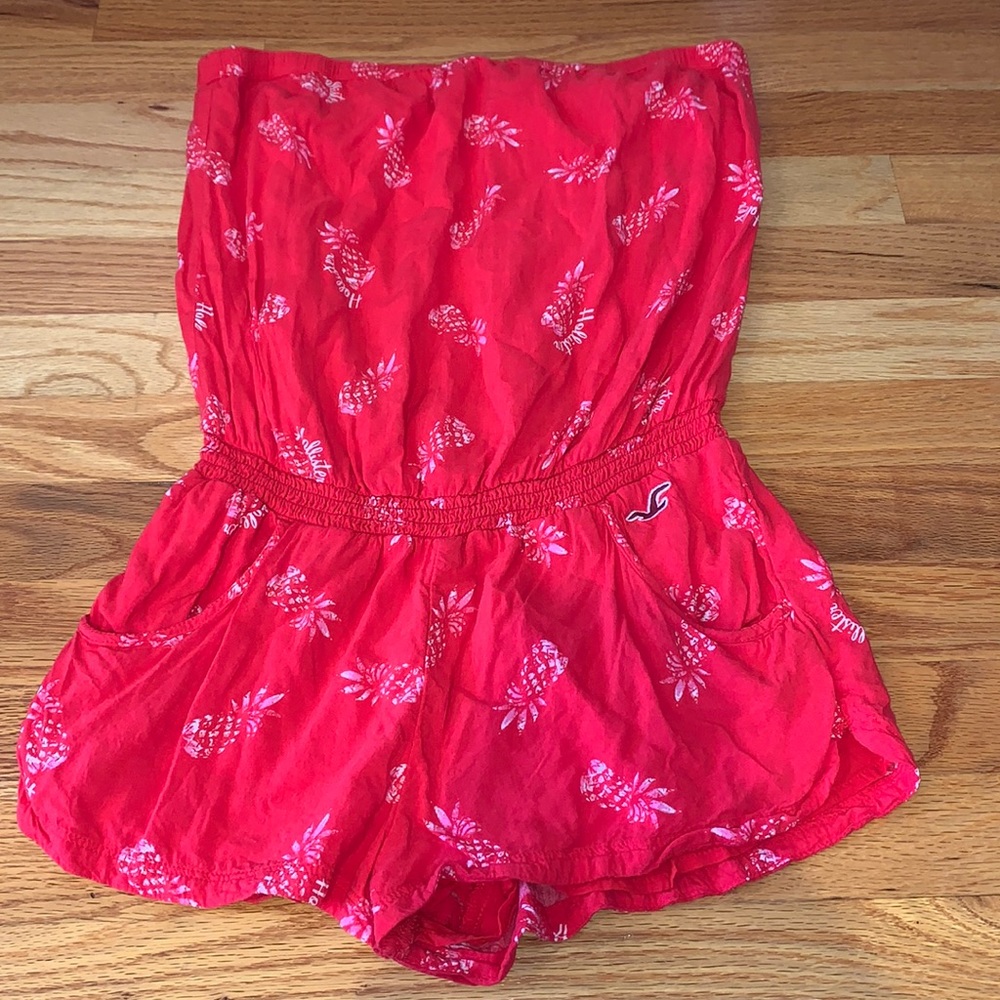 Hollister pineapple romper